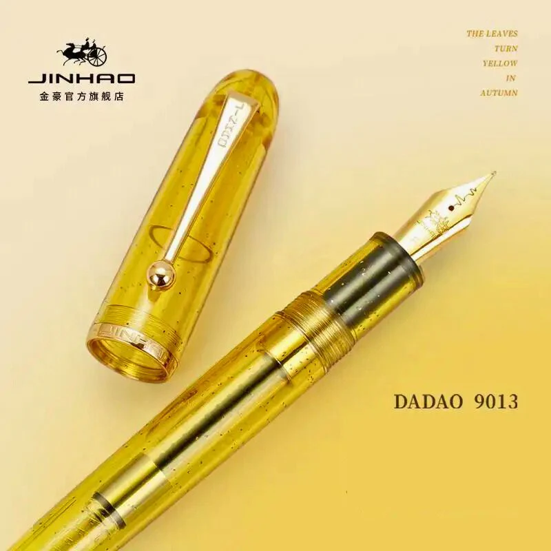 Jinhao 9013 DaDao Series Fountain Pen – Acrylic Body, Fine Heartbeat Nib, Includes Ink Converter - Image 3