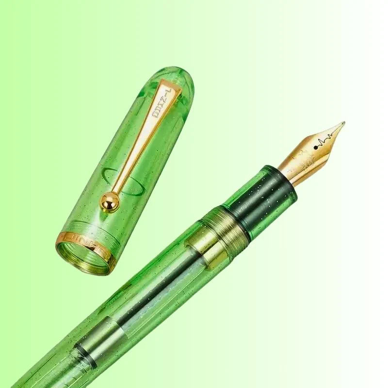 Jinhao 9013 DaDao Series Fountain Pen – Acrylic Body, Fine Heartbeat Nib, Includes Ink Converter - Image 5