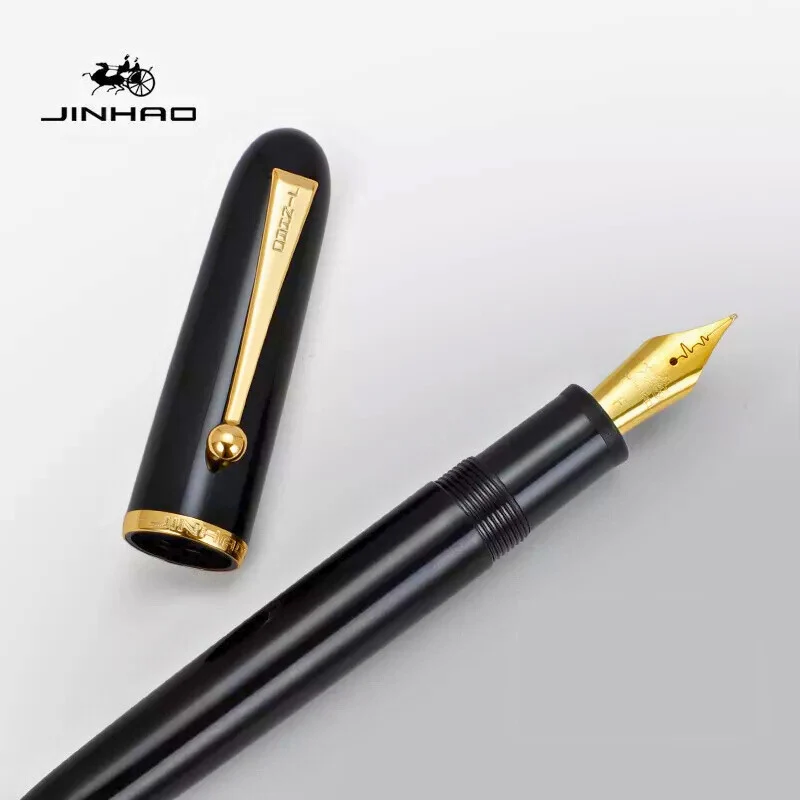 Jinhao 9013 DaDao Series Fountain Pen – Acrylic Body, Fine Heartbeat Nib, Includes Ink Converter - Image 6