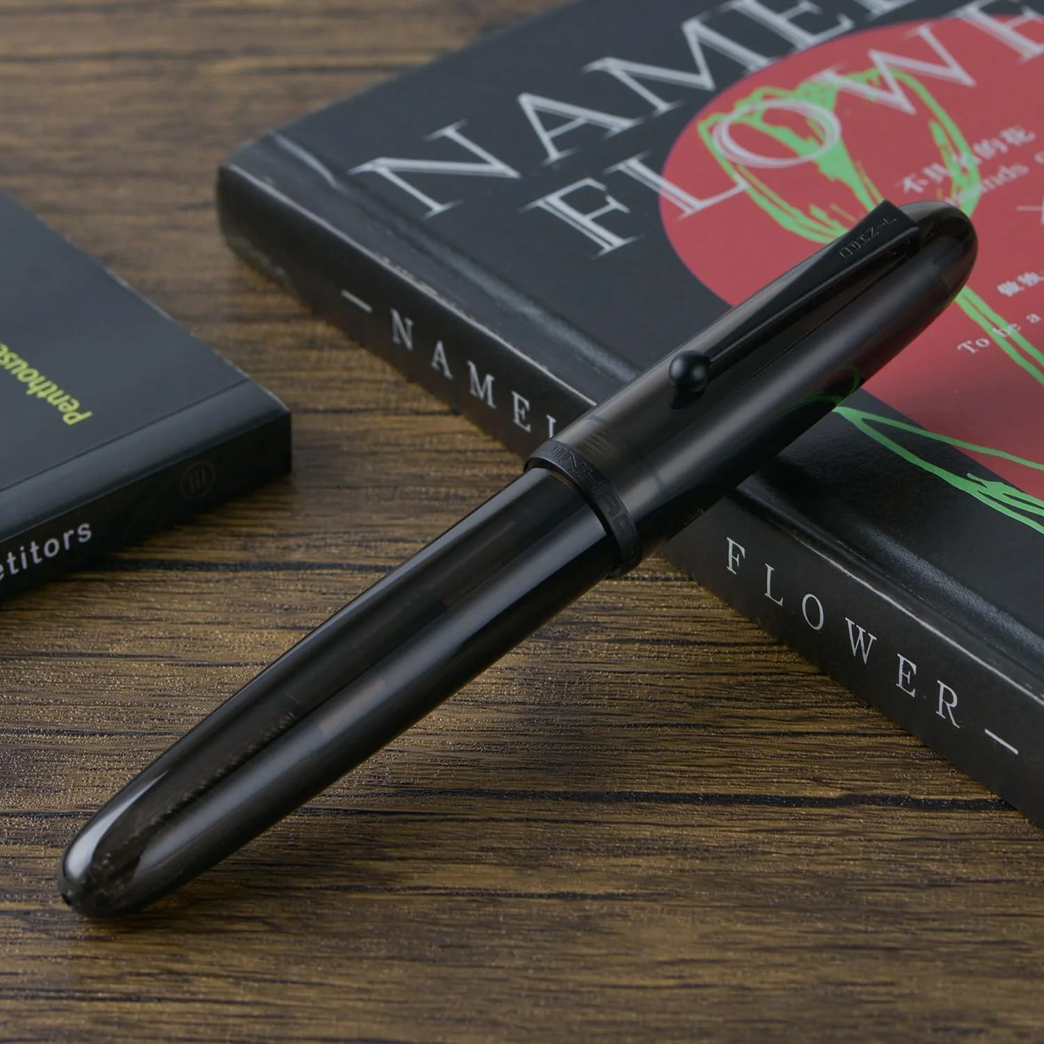 Jinhao 9019 DaDao Series Fountain Pen – 0.7mm Medium Nib, Large Ink Converter, Transparent Matte Black Acrylic Body – Smooth Writing Pen - Image 3