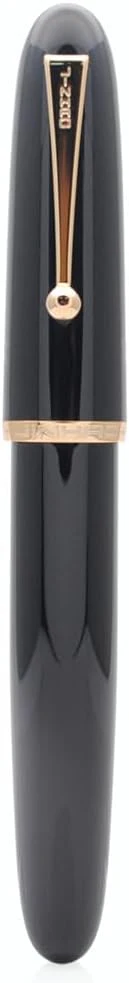 Jinhao 9019 Dadao Series Fountain Pen – #8 Medium Nib, Black Acrylic Barrel with Gold Trim And Large Ink Converter - Image 7