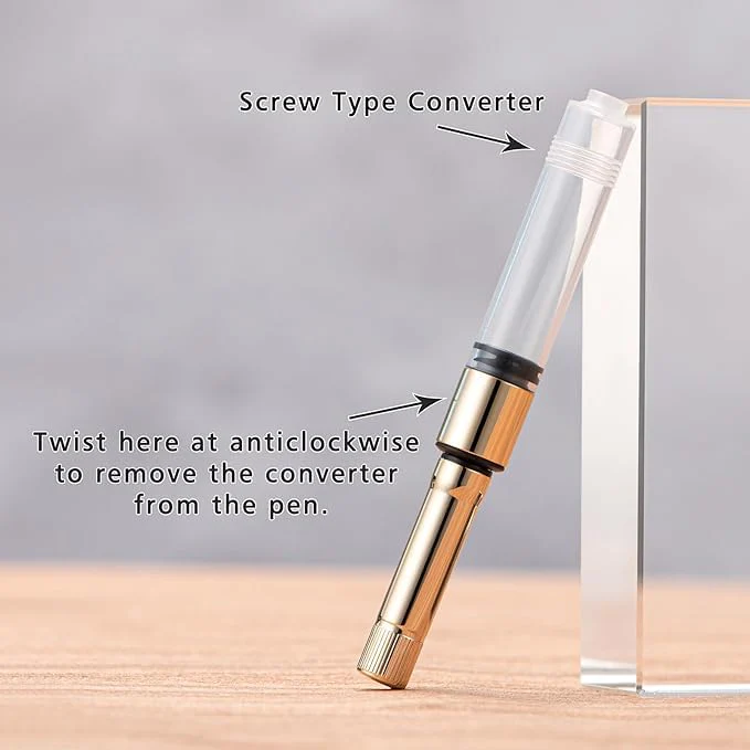 Jinhao 9019 Fountain Pen Converter – Set of 2 | Standard Piston Ink Filling System - Image 2