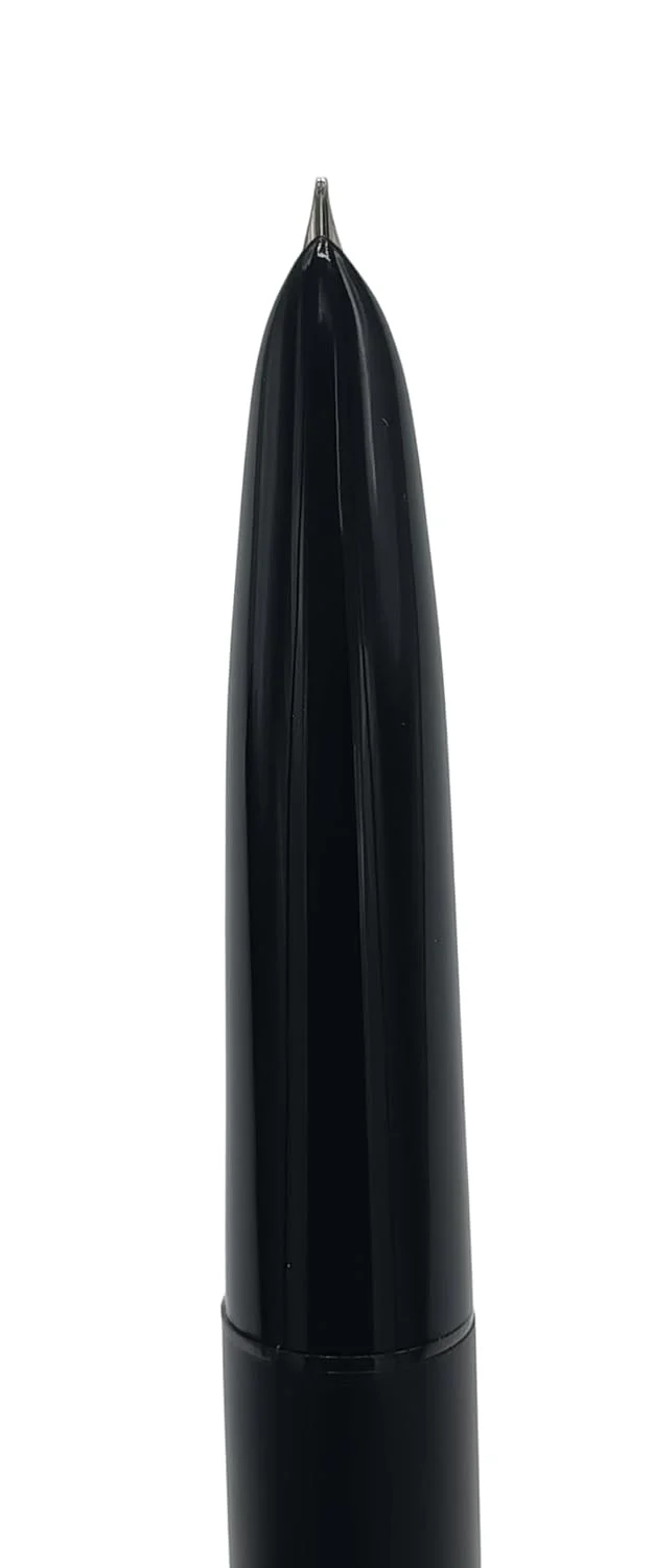 Jinhao 911 Matt Black Fountain Pen – Extra Fine Nib, Metal Body, Classic Design with Black Trim & Converter - Image 3