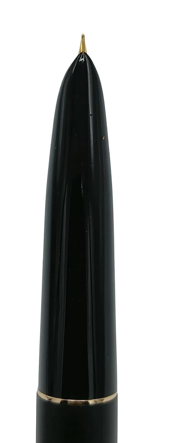 Jinhao 911 Matt Black Fountain Pen – Extra Fine Nib, Metal Body, Classic Design with Gold Trim & Converter - Image 4