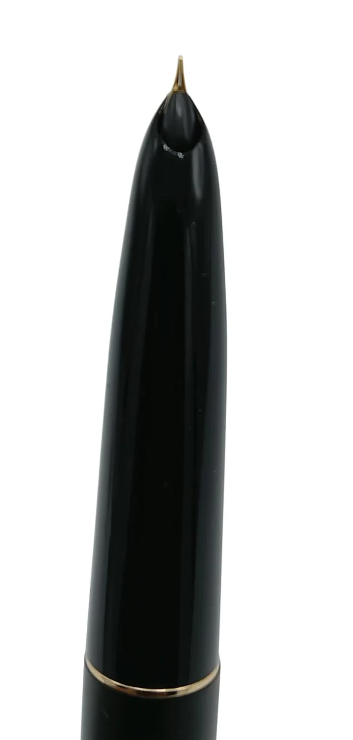 Jinhao 911 Matt Black Fountain Pen – Extra Fine Nib, Metal Body, Classic Design with Gold Trim & Converter - Image 5