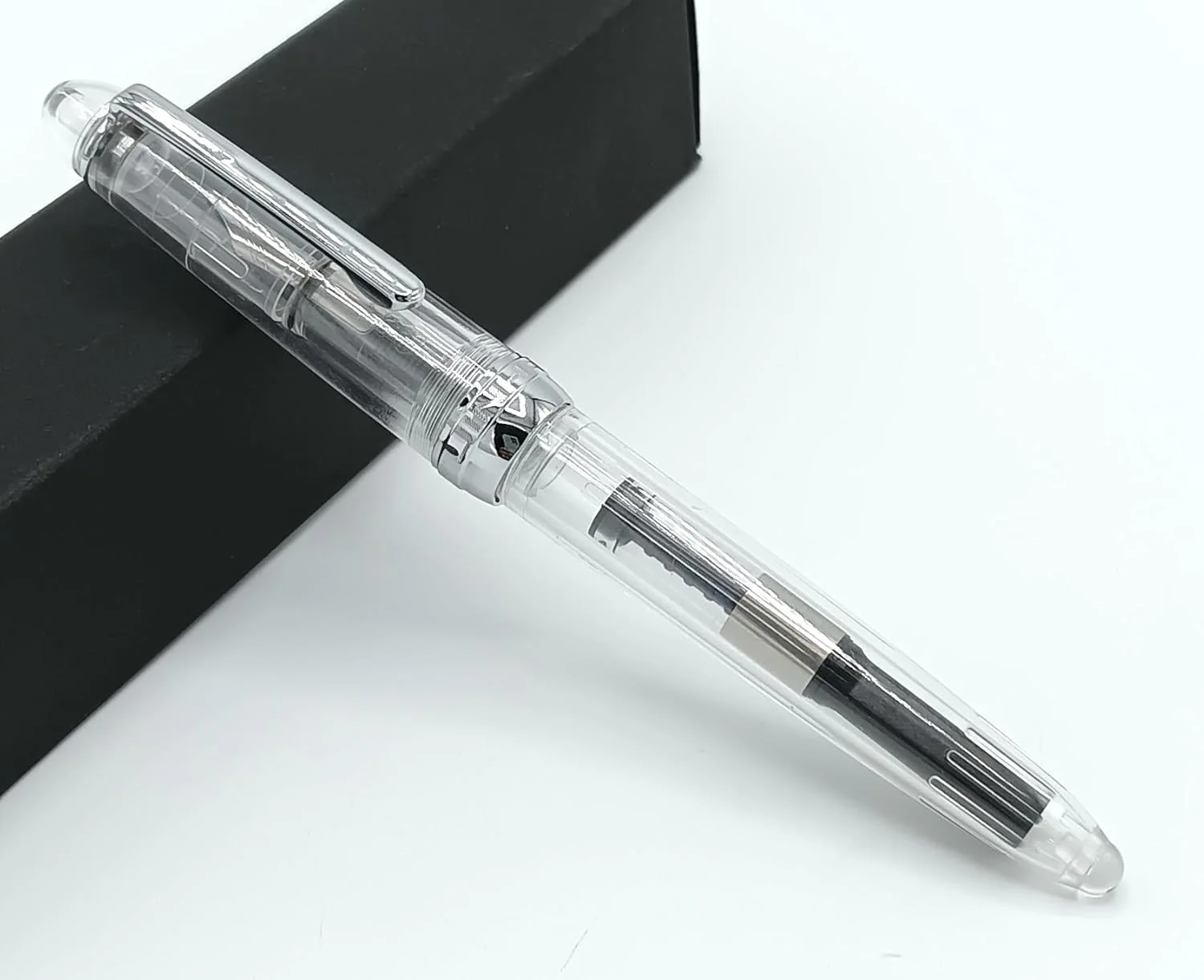 Jinhao 992 Clear Fountain Pen – Extra Fine and Fine Nib Options, Smooth Writing Pen with Converter - Image 5