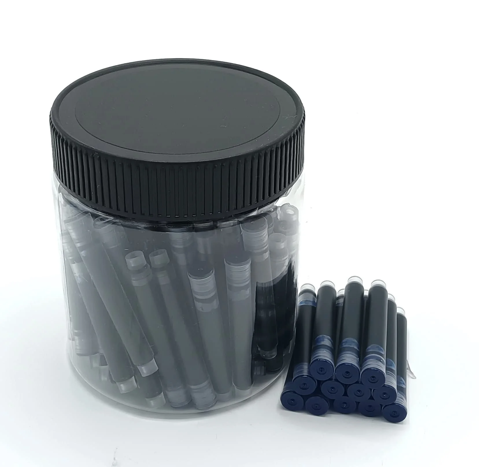 Jinhao Blue Black Fountain Pen Ink Cartridges Refills – 2.6mm Bore Diameter, 80 Pcs Disposable Ink Cartridges for Jinhao Pens, Ideal for School & Office Use - Image 6