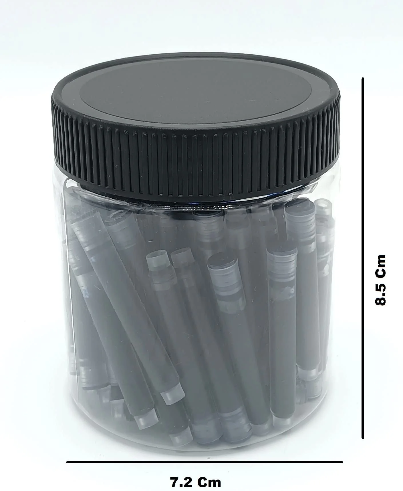 Jinhao Blue Black Fountain Pen Ink Cartridges Refills – 2.6mm Bore Diameter, 80 Pcs Disposable Ink Cartridges for Jinhao Pens, Ideal for School & Office Use - Image 7
