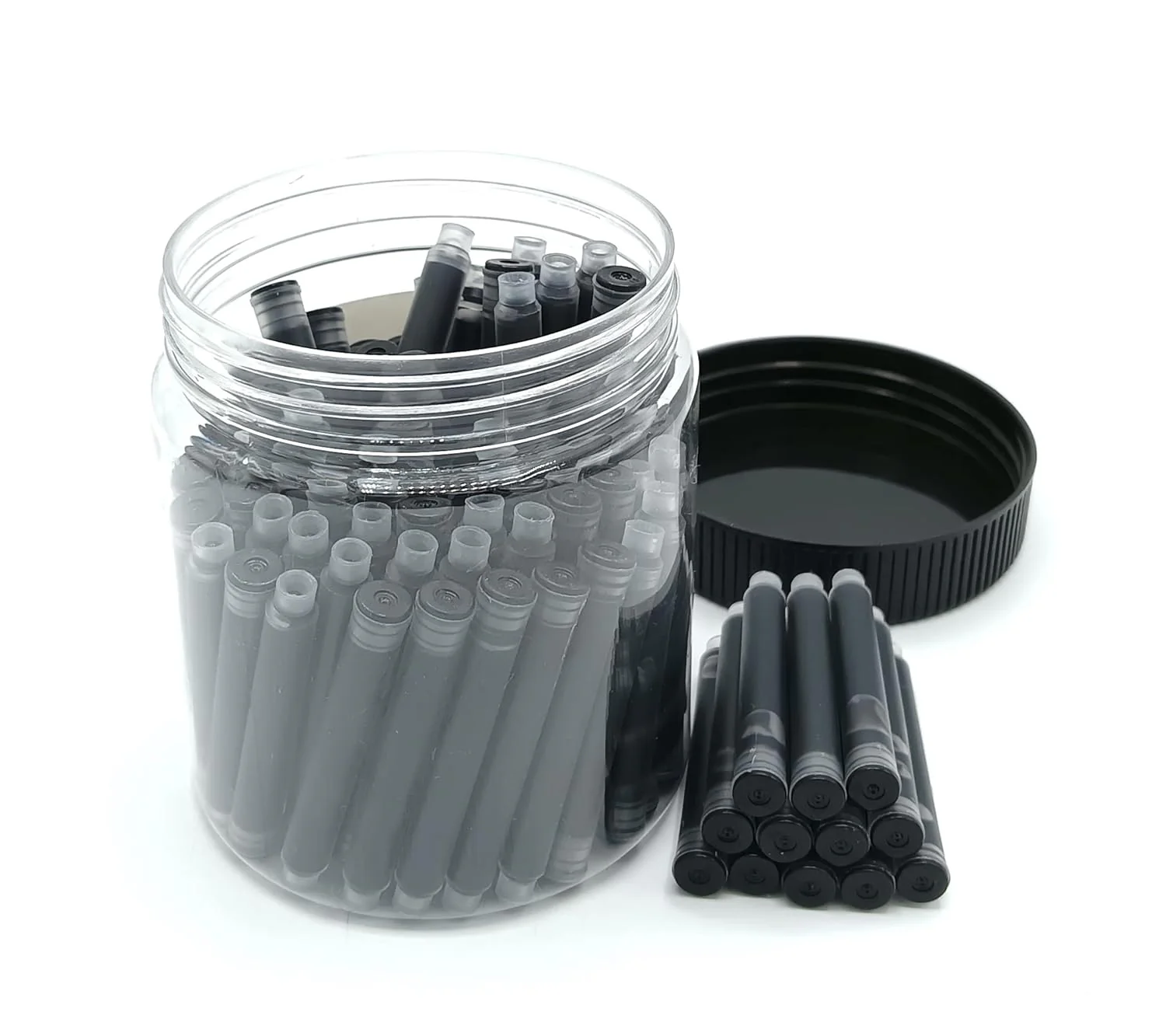 Jinhao Fountain Pen Ink Cartridges Refills – 2.6mm Bore Diameter, 80 Pcs Black Ink Cartridges for Jinhao & Baoer Pens, Ideal for School & Office Use - Image 2