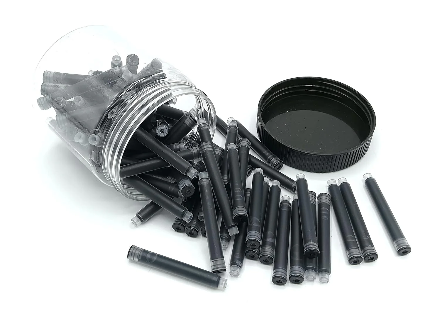 Jinhao Fountain Pen Ink Cartridges Refills – 2.6mm Bore Diameter, 80 Pcs Black Ink Cartridges for Jinhao & Baoer Pens, Ideal for School & Office Use - Image 3