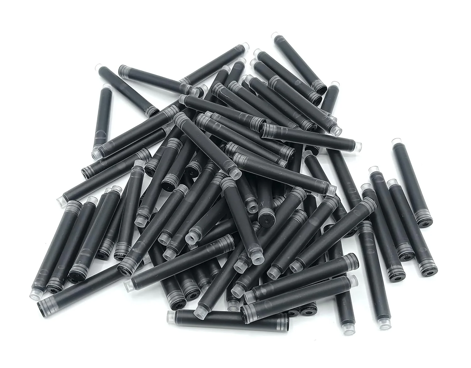Jinhao Fountain Pen Ink Cartridges Refills – 2.6mm Bore Diameter, 80 Pcs Black Ink Cartridges for Jinhao & Baoer Pens, Ideal for School & Office Use - Image 4