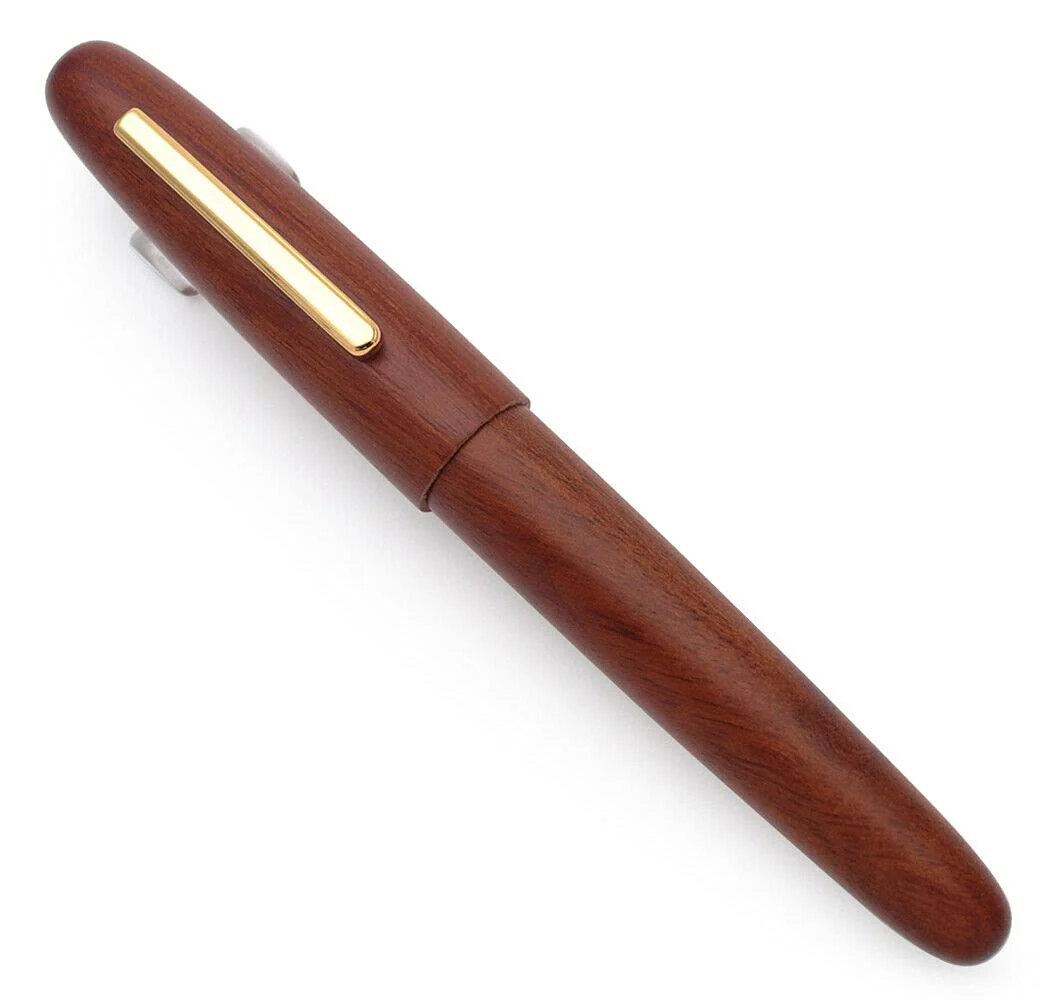 Jinhao Heritage 9056 Rosewood Wood Fountain Pen, Antique Natural Finish, Fine Nib with Refillable Ink Converter - Image 4