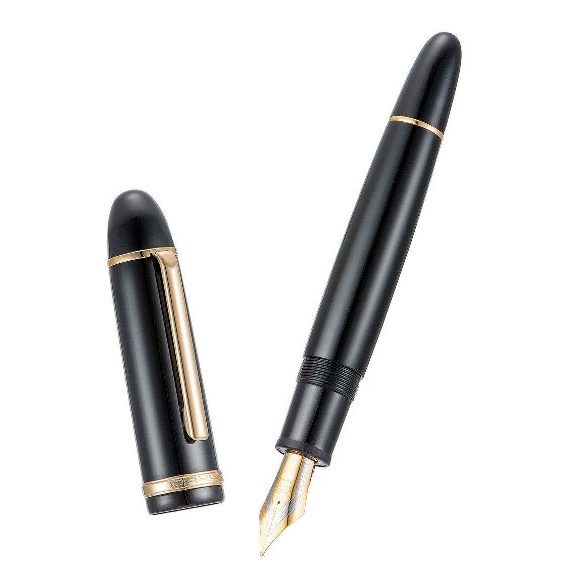 Jinhao X159 Black Fountain Pen – Extra Fine, Fine Nib Options, Gold Clip, Big Size Acrylic Pen with Converter - Image 7