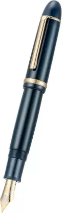 Jinhao X159 Navy Blue Fountain Pen – Fine Nib Options, Gold Clip, Big Size Acrylic Pen with Converter - Image 3