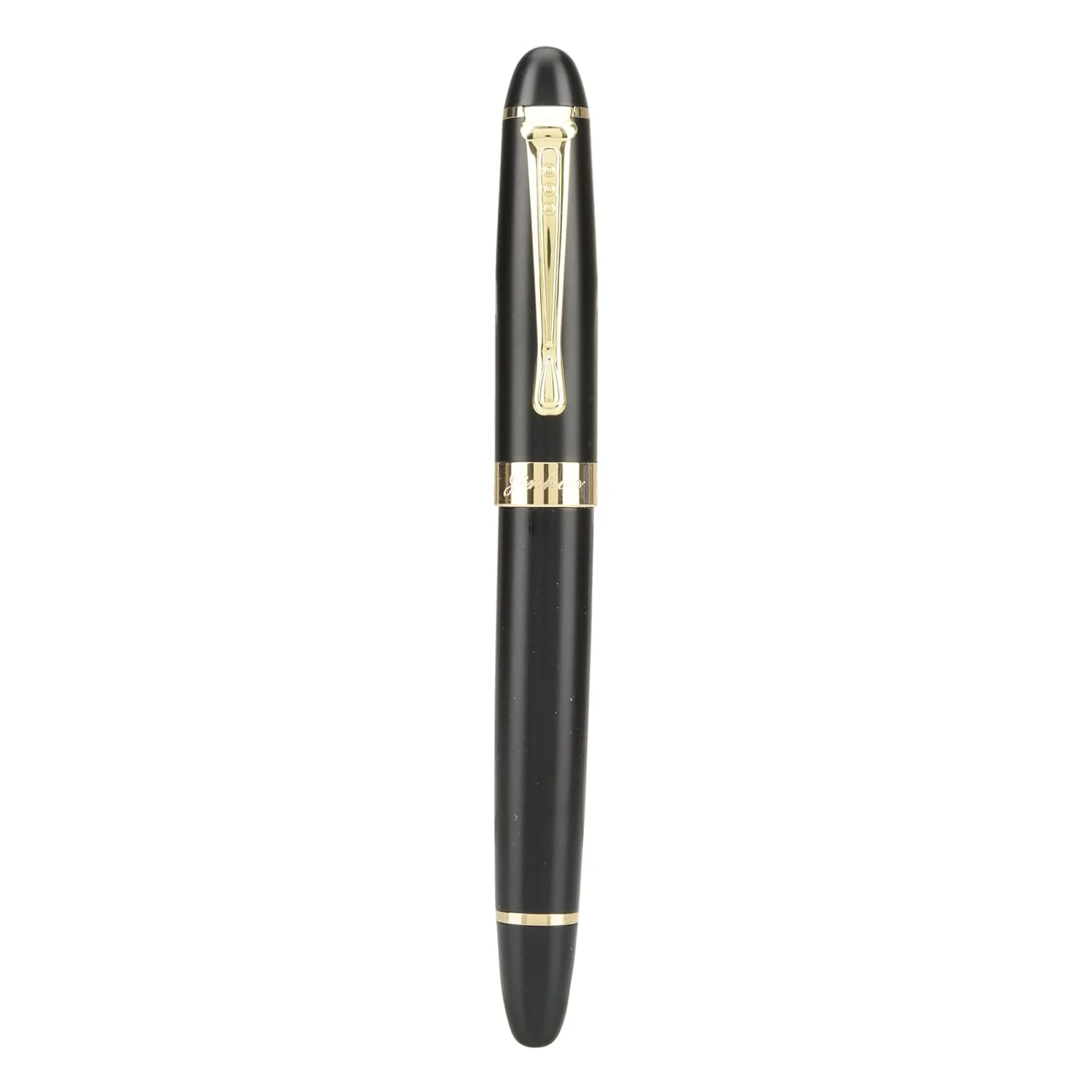 Jinhao X450 Fountain Pen – Matt Black Color, Gold Trim, Medium Nib Options, Elegant Writing Instrument - Image 2