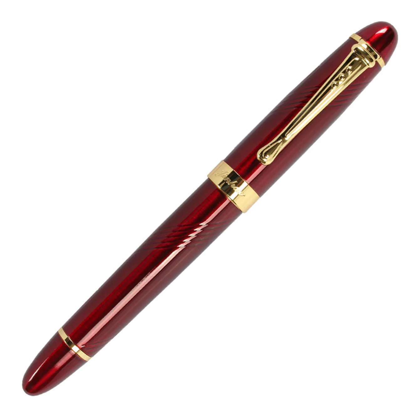 Jinhao X450 Fountain Pen – Spiral Red Color, Gold Trim, Medium Nib Options, Elegant Writing Instrument - Image 6