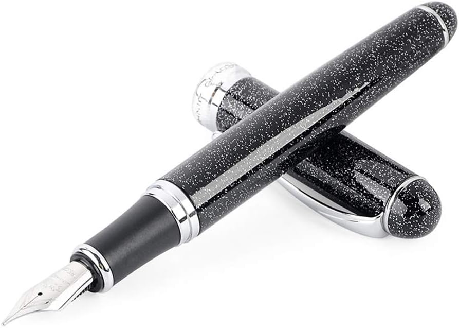 Jinhao X750 Black Fountain Pen – Shimmering Sands Finish, Medium Nib, Elegant Writing Instrument - Image 4