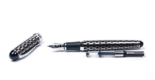 Jinhao X750 Checker Pattern Fountain Pen – Medium Nib, Classic Design, Smooth Writing Instrument - Image 2
