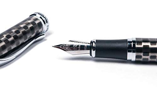 Jinhao X750 Checker Pattern Fountain Pen – Medium Nib, Classic Design, Smooth Writing Instrument - Image 3