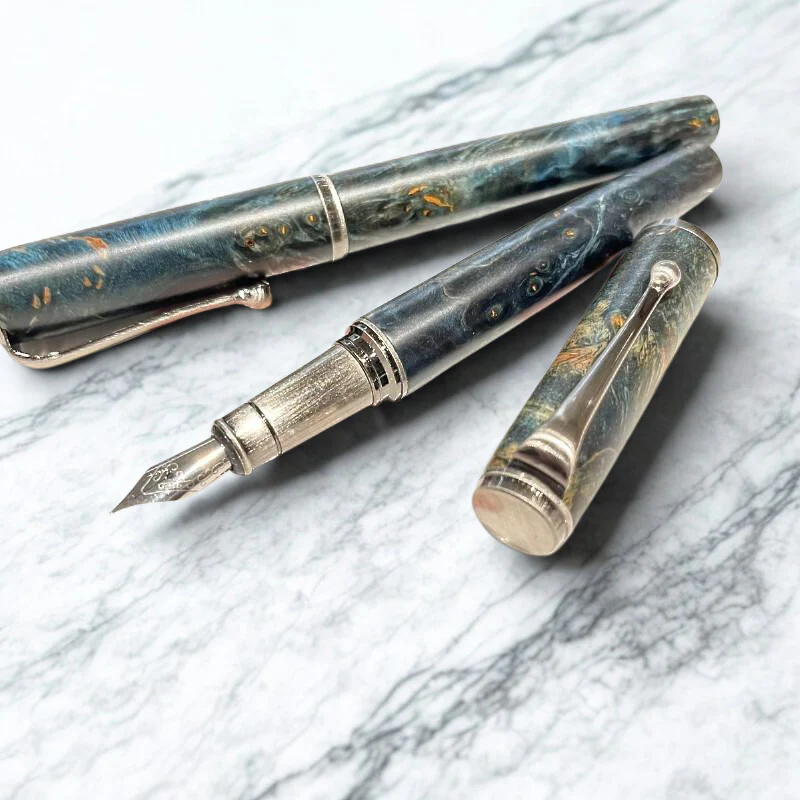 Jinxian Stable Wood & Copper Rod Metal Fountain Pen - Image 5