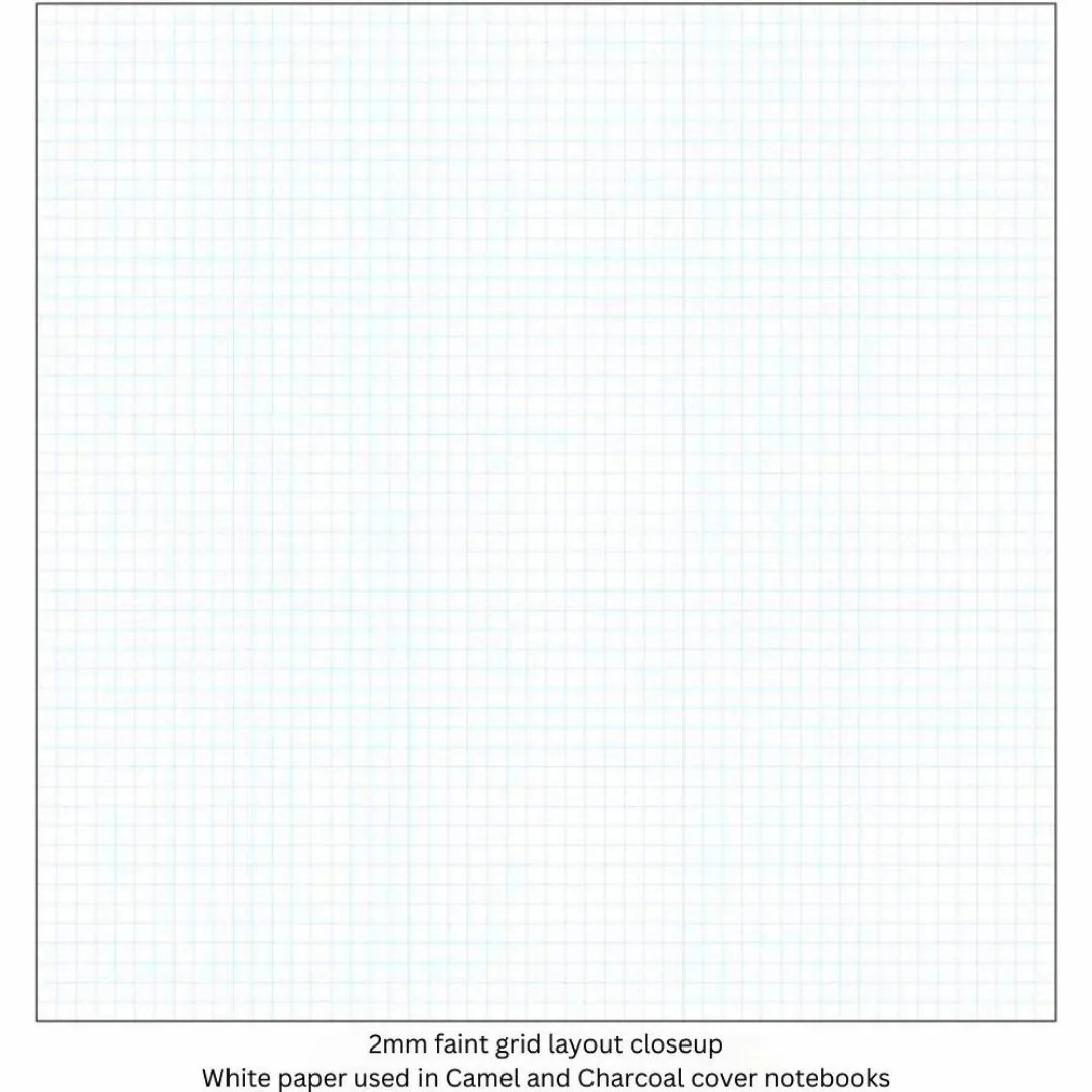 LIFE x Kleid Noble Notebook – A5 Size, 2 mm Graph, 200 Pages, White Acid-Free Fountain Pen Friendly Paper, Softcover Camel Brown - Image 3