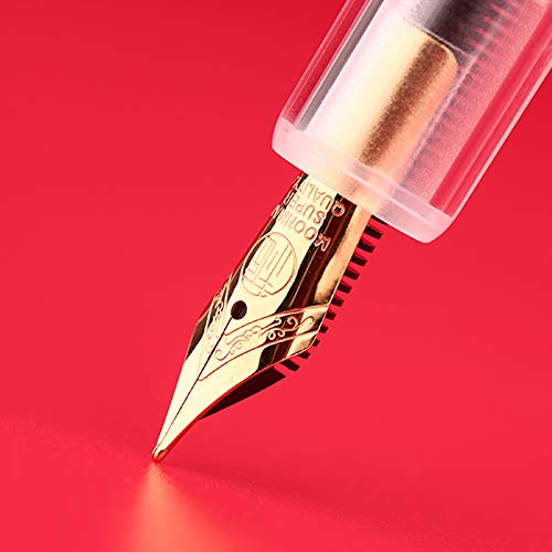 Moonman M2 Acrylic Clear Transparent Eyedropper filled Fountain Pens - Image 3