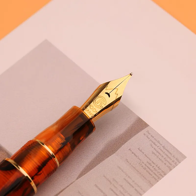 Moonman M800 Amble Acrylic Fountain Pen, Fine Nib with Converter and Pen Box Set - Image 3