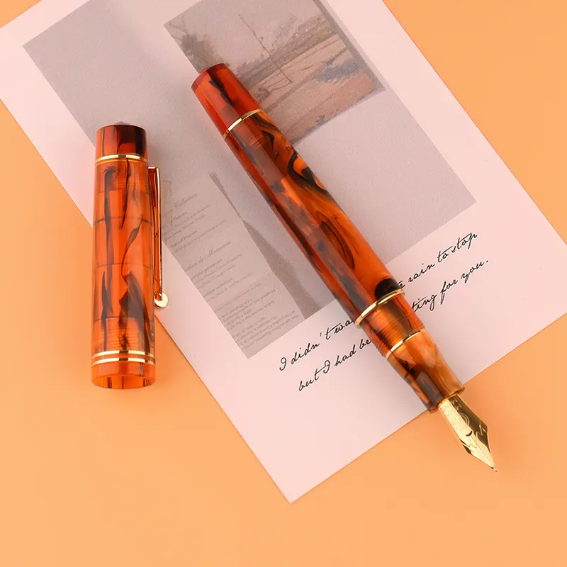 Moonman M800 Amble Acrylic Fountain Pen, Fine Nib with Converter and Pen Box Set - Image 4