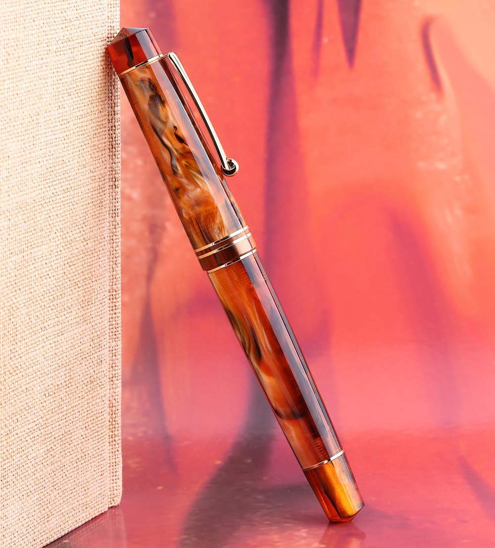 Moonman M800 Amble Acrylic Fountain Pen, Fine Nib with Converter and Pen Box Set - Image 6