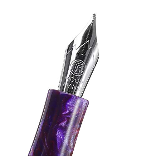 Moonman C1  Eye Dropper Filling Fountain Pen Fully Transparent Large-Capacity Ink Storing with Converter Iridium Medium Nib Gift Set - Image 3