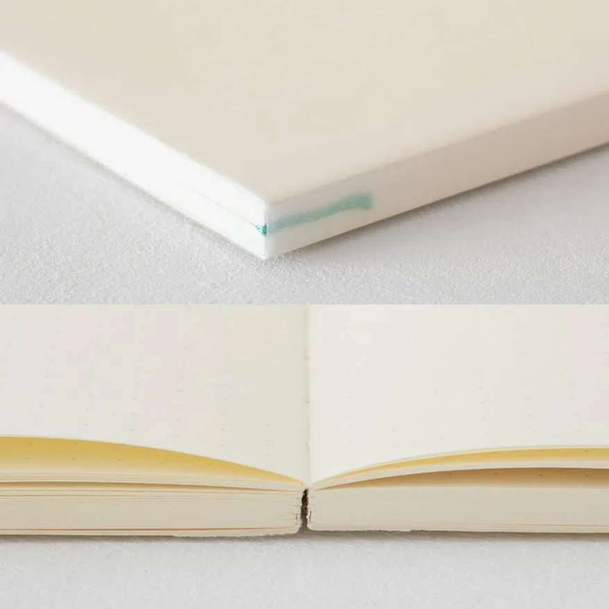 Midori MD Notebook – A5 Size, Dot Grid, 368 Pages, Soft Paper Cover, Japanese Minimalist Design - Image 3