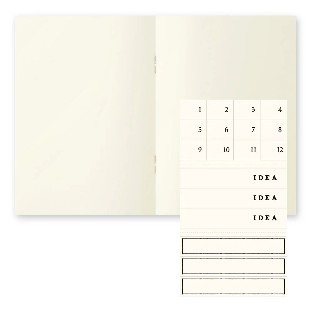 Midori MD Notebook – A6 Size, Blank Pages, Set of 3 (48 Pages Each), Soft Paper Cover, Japanese Minimalist Design - Image 6