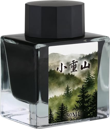 Moonman Muddy Green 50ml Glass Bottle Fountain Pen Colour Ink No Blocking Non Carbon Dye Classic Designed Bottle Ink - Image 3
