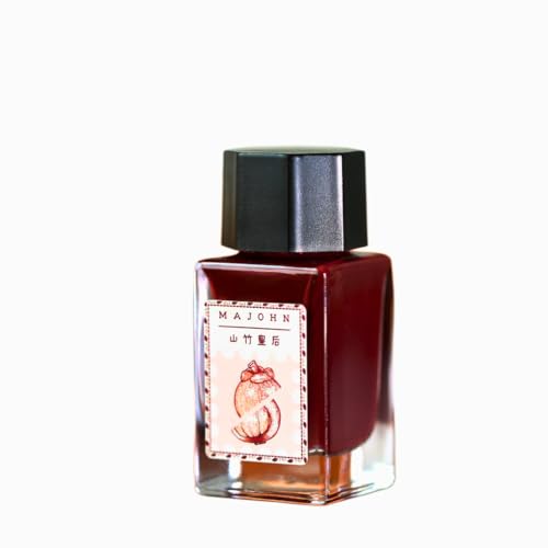 Moonman Maroon 18ml Glass Bottle With Colorful Fresh Pigment Type, Waterproof Ink That Does Not Fade, Classic Designed Bottle Ink - Image 4
