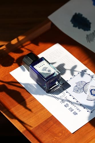 Moonman Blue 18ml Glass Bottle With Colorful Fresh Pigment Type, Waterproof Ink That Does Not Fade, Classic Designed Bottle Ink - Image 3