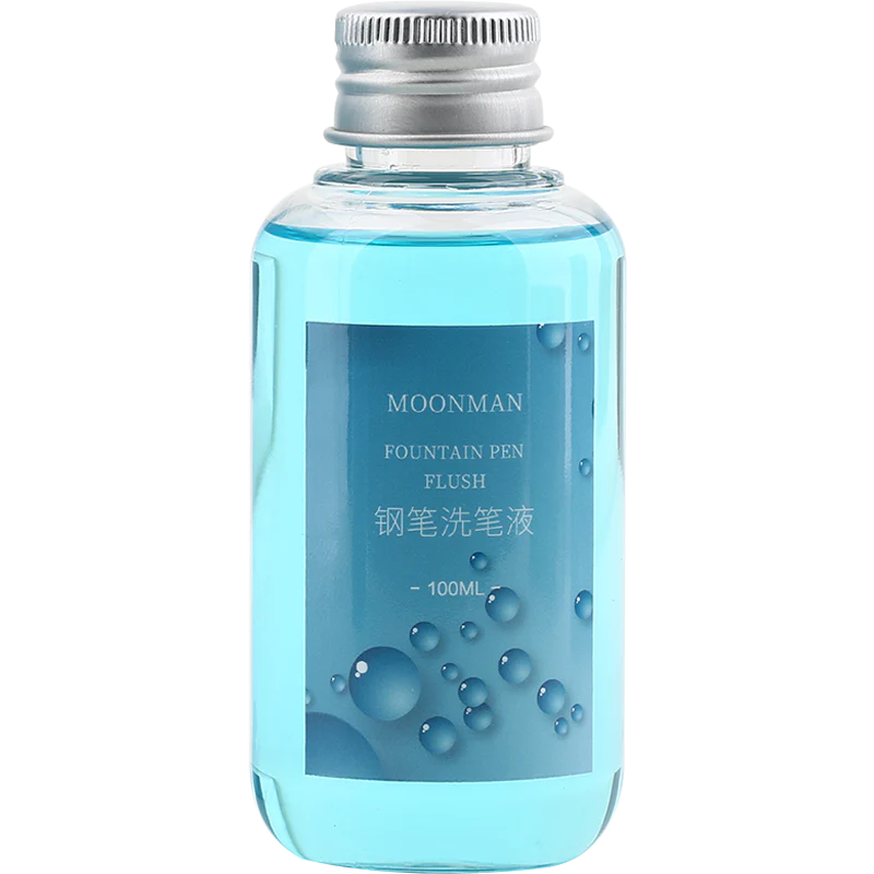 Moonman 100ml Fountain Pen Cleaning Fluid – Special Color Ink & Carbon Ink Stain Remover – Fountain Pen Flush & Cleaner for Ink Blockages - Image 3