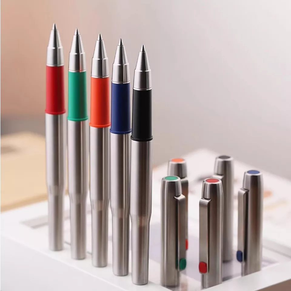Moonman B25 Spades Ares Stainless Steel Rollerball Pen - Image 3