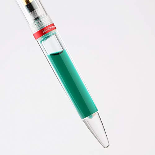 Moonman M2 Acrylic Transparent Eyedropper Fountain Pen – Fine Nib 0.5mm, Large Ink Capacity - Image 5