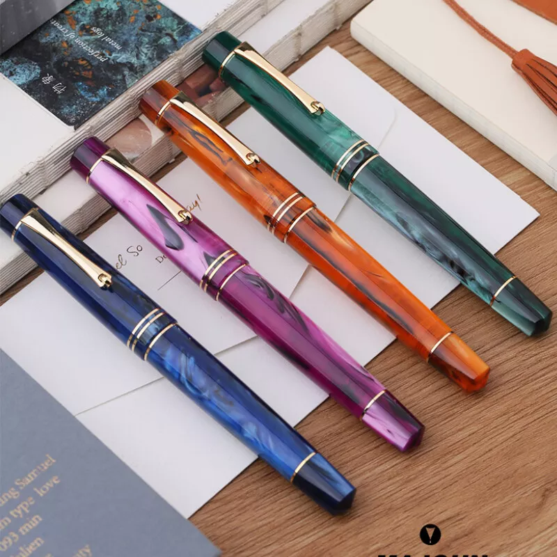 Moonman M800 Amble Acrylic Fountain Pen, Fine Nib with Converter and Pen Box Set - Image 9