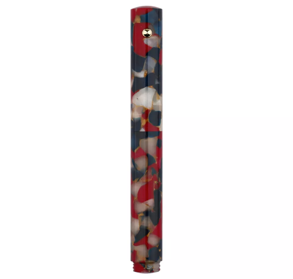 Moonman N8 Convertible Fountain Pen (Bent Nib & Glass Nib) - Multicolored Red - Image 7