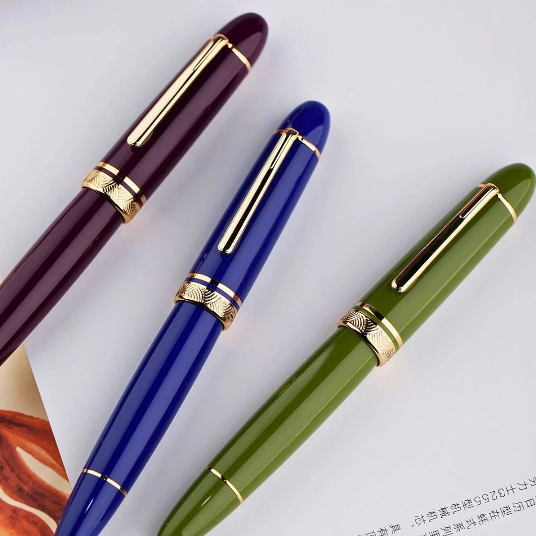 Moonman P140 Piston Fountain Pen – Raspberry Purple | Size #8 Fine/Medium Nib | Brass Piston System | Box - Image 6