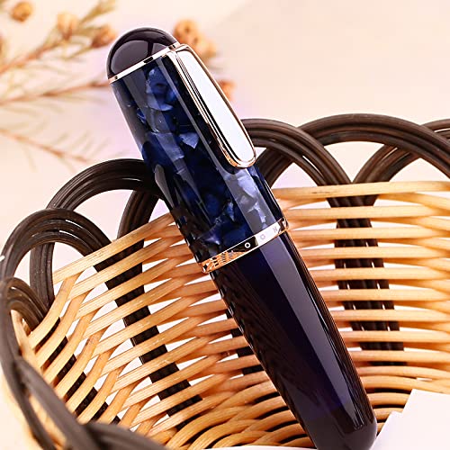 Moonman Q1 Mini Eyedropper Fountain Pen – Fine Nib, Purple Acrylic, Pocket-Size Writing Set - Image 3