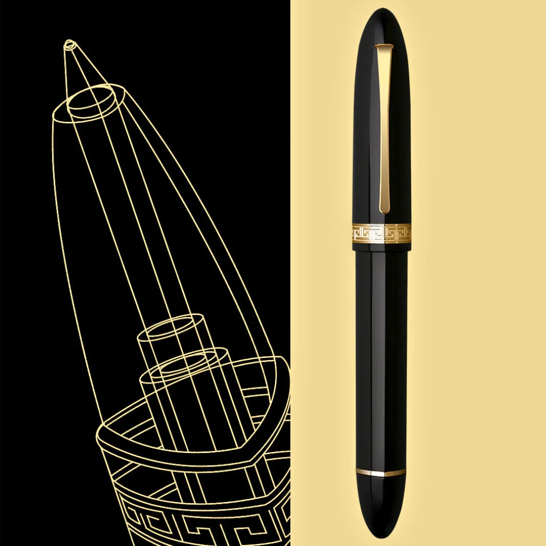 Moonman V60 Triangular Piston Rollerball Pen – Ergonomic Fine Writing Instrument with Resin Body & Gift Box - Image 11