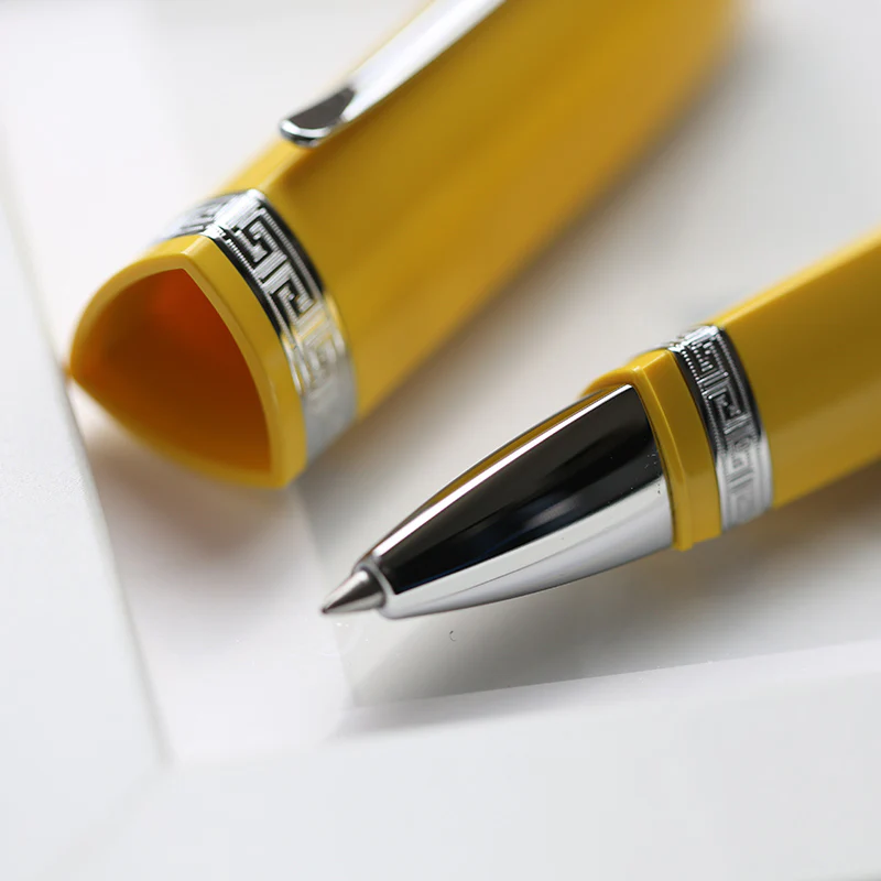 Moonman V60 Triangular Piston Rollerball Pen – Ergonomic Fine Writing Instrument with Resin Body & Gift Box - Image 6