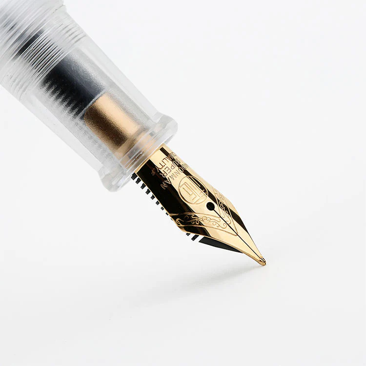Moonman Wancai Mini Fountain Pen – Clear Acrylic Pocket Pen, Extra Fine & Fine Iridium Nib, Eyedropper Filling System - Image 3