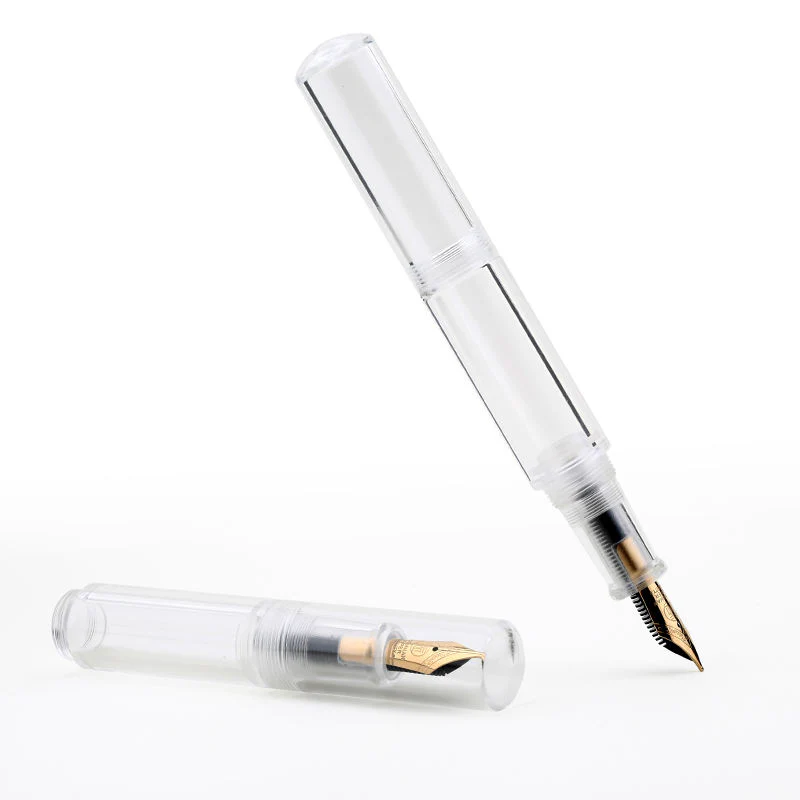 Moonman Wancai Mini Fountain Pen – Clear Acrylic Pocket Pen, Extra Fine & Fine Iridium Nib, Eyedropper Filling System - Image 6
