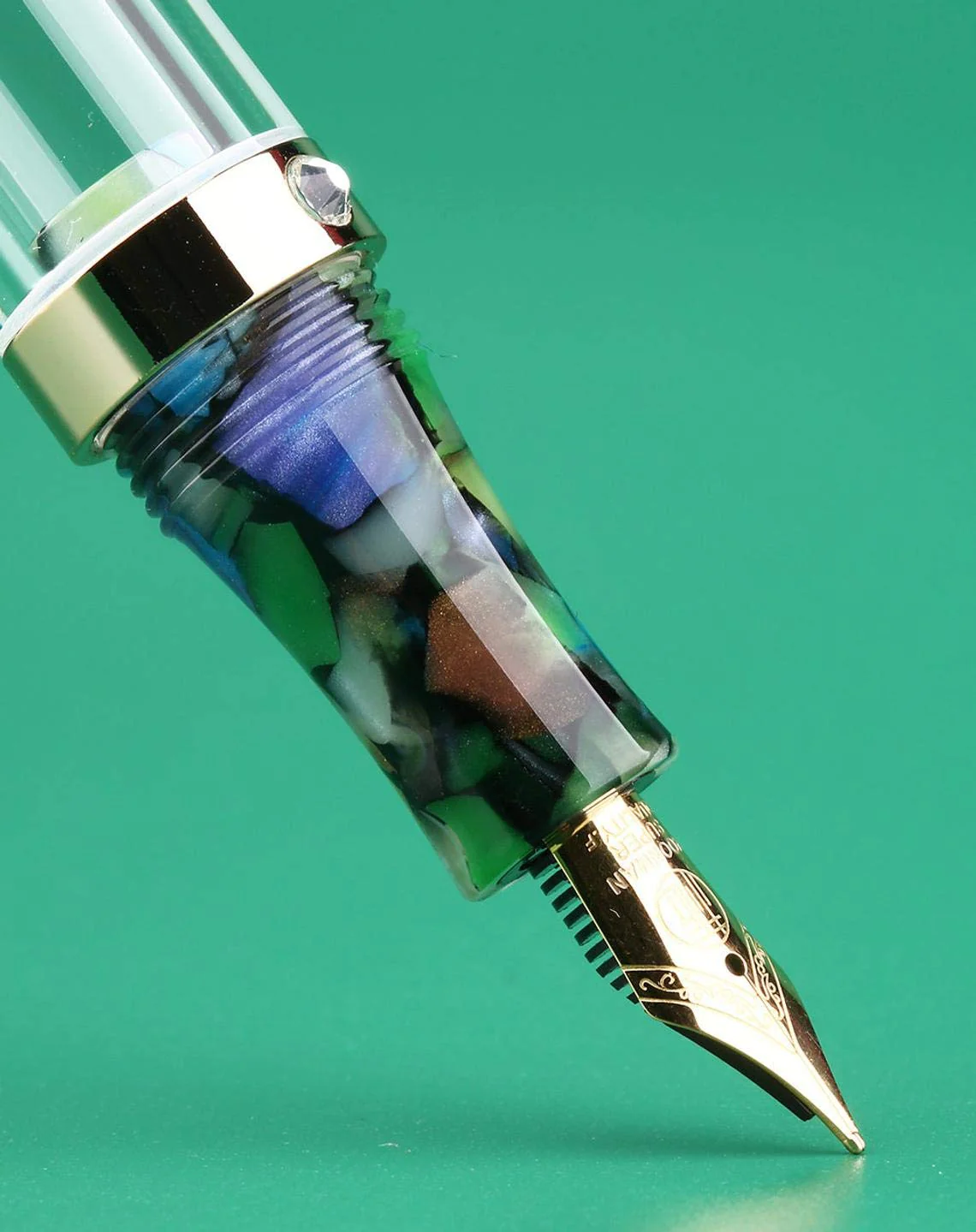 Moonman S5 Fountain Pen Fine Nib +Two Additional Nibs (Bent and Broad) Clear Transparent Acrylic Eyedropper Filling - Image 4