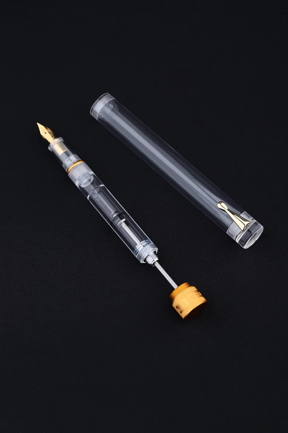 Moonman V1 Vacuum Filling Fountain Pen Fine Nib,(Golden Clip) - Image 5