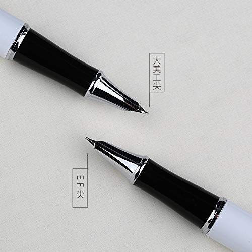 Moonman Zhi 08E Fountain Pen Hooded Extra Fine Nib 0.38 mm Writing Ink Pens Office Supplies (Acrylic Blue) - Image 4