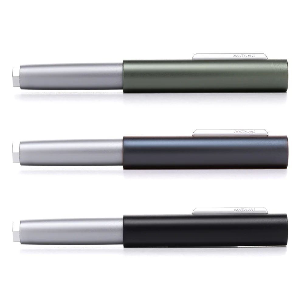 Natami PrismX Fountain Pen Fine Nib - Lightweight Aluminum Pocket EDC with Rotary Filler. - Image 2
